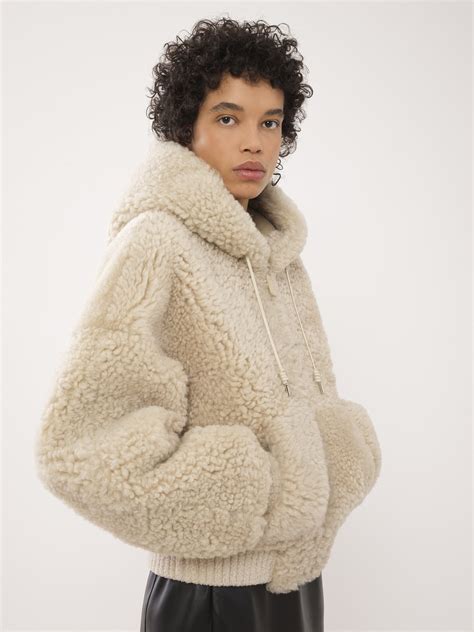 chloe fur|chloe blouson jacket.